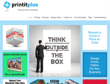 Tablet Screenshot of printitplus.com